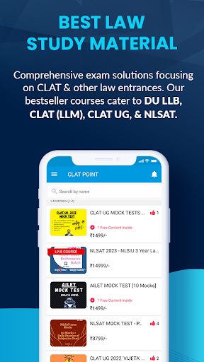Android application CLAT POINT screenshort