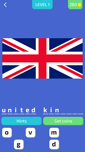 Android application Flag Quiz! screenshort