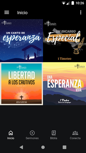 Android application Iglesia Antioquía Mérida screenshort