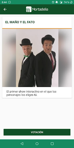 Mortadelia App Screen 2