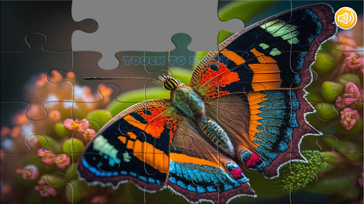 Android application Animals jigsaw puzzle screenshort