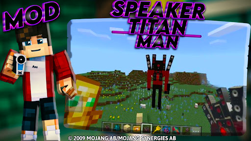 Titan Speaker Man Mod for MCPE