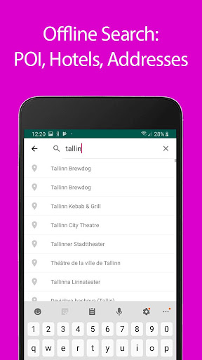 Tallinn Offline Map and Travel Screen 3