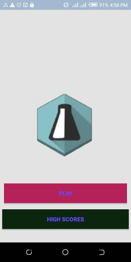 Android application Physics and Chemistry Quiz screenshort