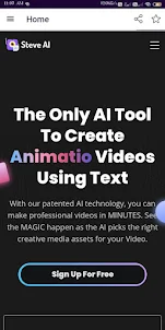 Steve AI : Text into Animation