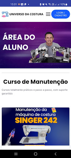 Android application Universo da Costura screenshort