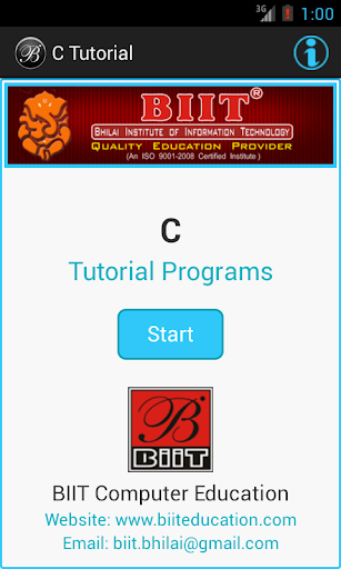 Android application 350+ C Tutorial Programs screenshort