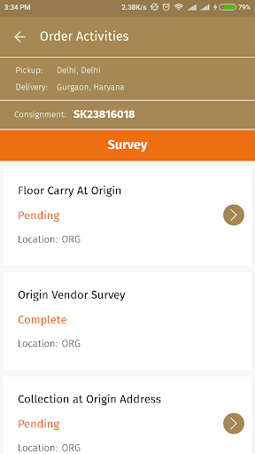 Partner App - ShiftKarado Screen 2