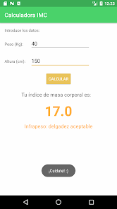 Captura de Pantalla 5 Calculadora IMC android