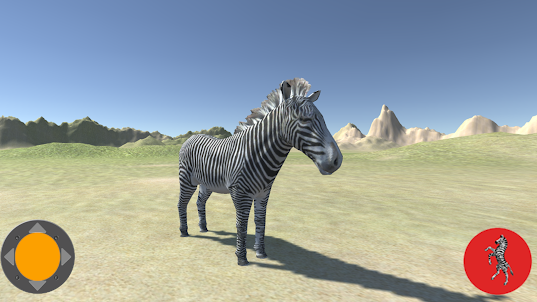 Zebra Animal Jungle Game Sim