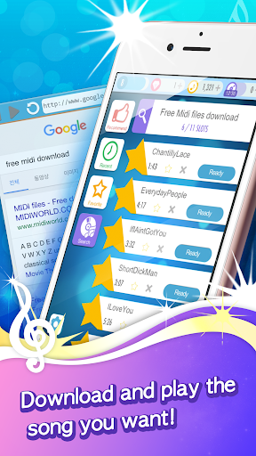 Tunes Piano - Midi Play Rhythm Game