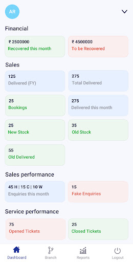 Android application TeamTrack51 screenshort