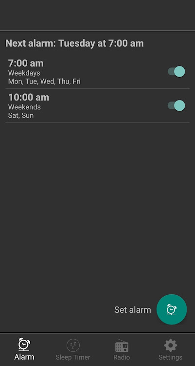 Radio Alarm Clock - 1.0.18 - (Android)