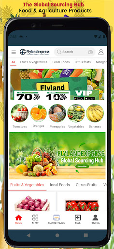 Android application Flylandexpress B2B screenshort