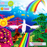 Unicorn Dash Fly Pegasus 3D HD icon