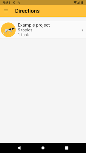 Directions Screen 2