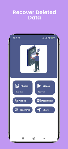 Android application Recover Deleted Photos screenshort