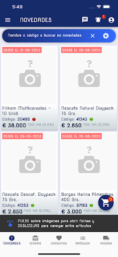 Payá Melilla APP Screen 3