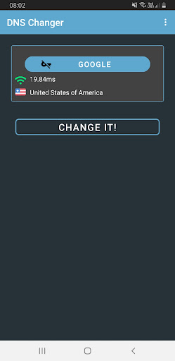 Android application Change DNS Client screenshort