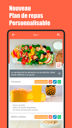 Aperçu de l'application