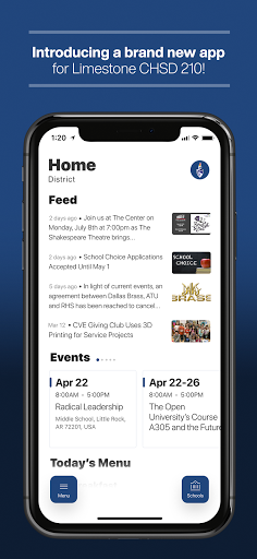 Android application Limestone CHSD 310 screenshort
