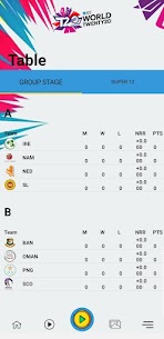 T20 World Cup 2021 Apk Live Scores Latest for Android 2