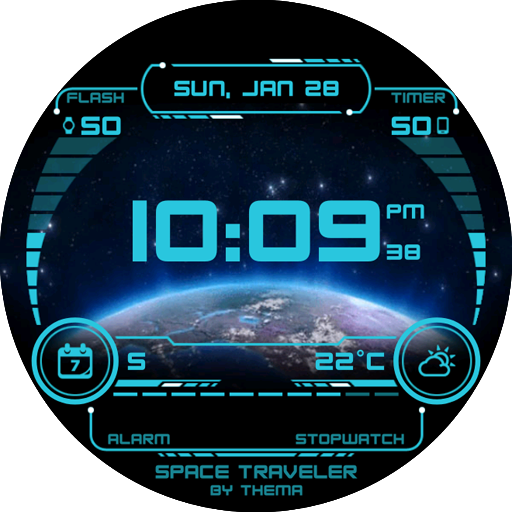 Space Traveler Watch Face 1.24.04.1222 Icon