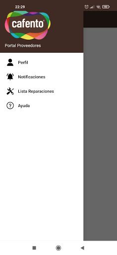 Portal Proveedores Cafento Screen 3