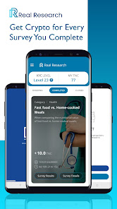 Real Research Survey App  screenshots 1