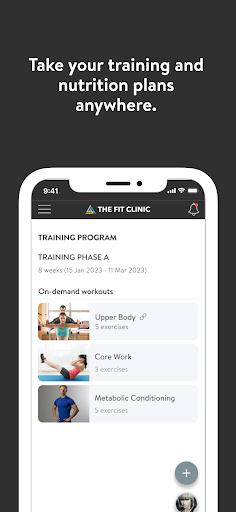 The Fit Clinic Screen 2