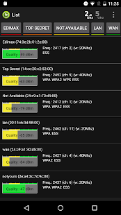 Wifi Analyzer Pro Capture d'écran