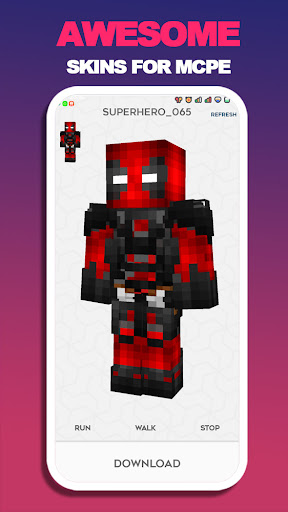 Superhero Skin Craft Screen 2