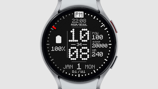 IWF AL2 AMOLED watchface Screen 3