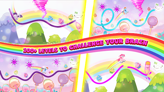 Pony Go : Drawing Race - Rainbow Paint Lines Screenshot