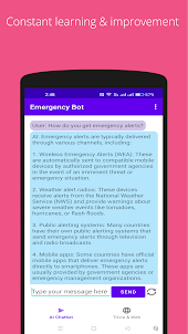 EmergencyBot AI チャット