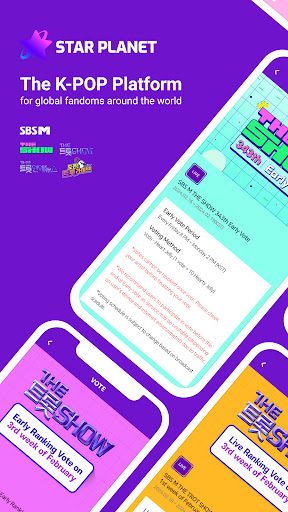 Android application STAR PLANET - KPOP Fandom App screenshort