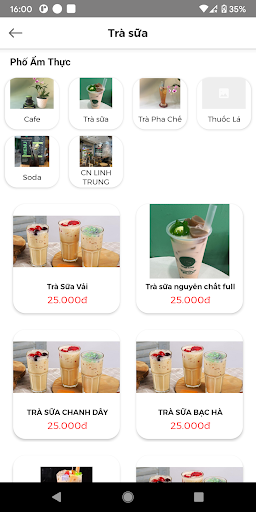 Android application ThorVina - Thực Phẩm Tươi Ngon screenshort