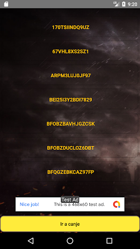 codes game fire Screen 2