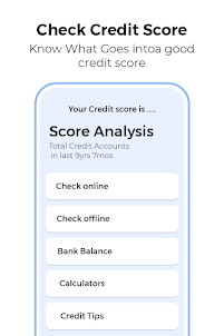 Credit Score Check & Report