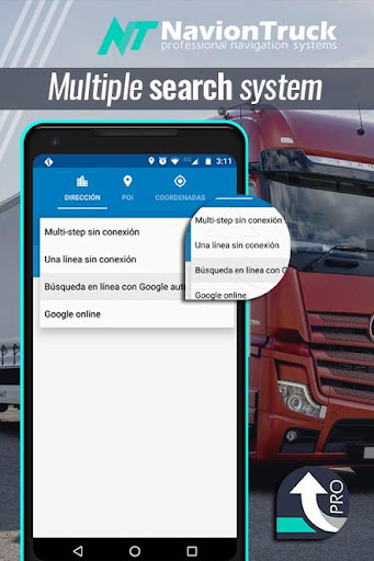 GPS Navigator for Truck Screen 2