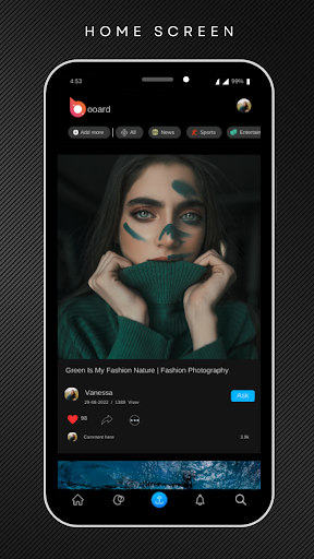 Android application Booard : Ask Influencers now screenshort