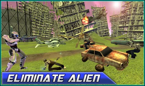 PC에서 Alien Robot Fps Shooting Games 플레이, 컴퓨터용 앱플레이어 다운로드