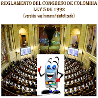 Ley 5 de 1992 Colombia voz-RC