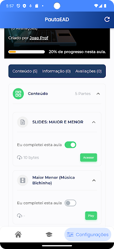 Pauta EAD Screen 2
