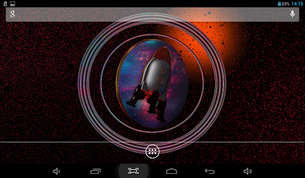 Space Rocket 3D Live Wallpaper