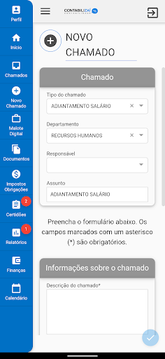 Contabilizaí Contabilidade Screen 2