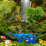 Cover Image of Herunterladen Wasserfall romantische Tapete  APK