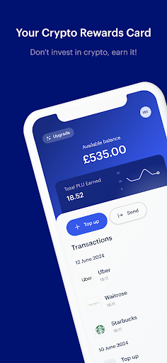 Android application Plutus | Bank On Crypto screenshort