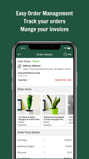 Floweret : India's Online Nurs Screenshot 4 - AppWisp.com
