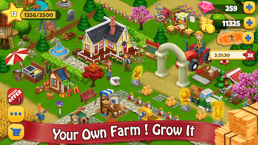 Farm Day Village Farming: Offline Games  screenshots 1